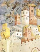 GIOTTO di Bondone The Devils Cast out of Arezzo (mk08) oil painting reproduction